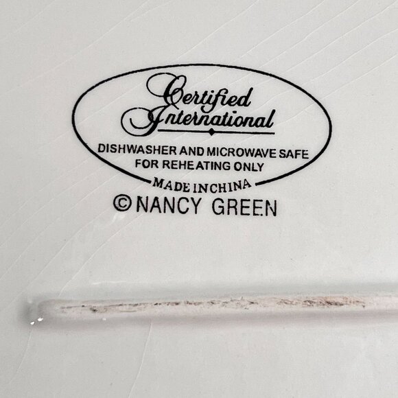 Certified International Nancy Green Square Platter Colorful Serape Plate 11" - Picture 8 of 8